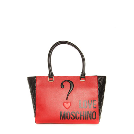 Shopper Moschino Love red